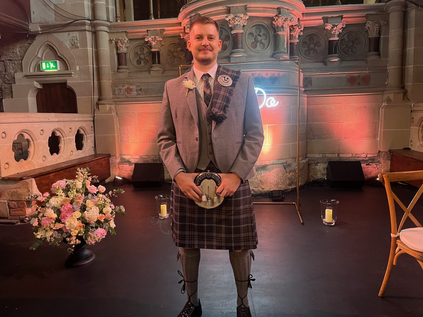 Cottiers wedding venue, Glasgow West End