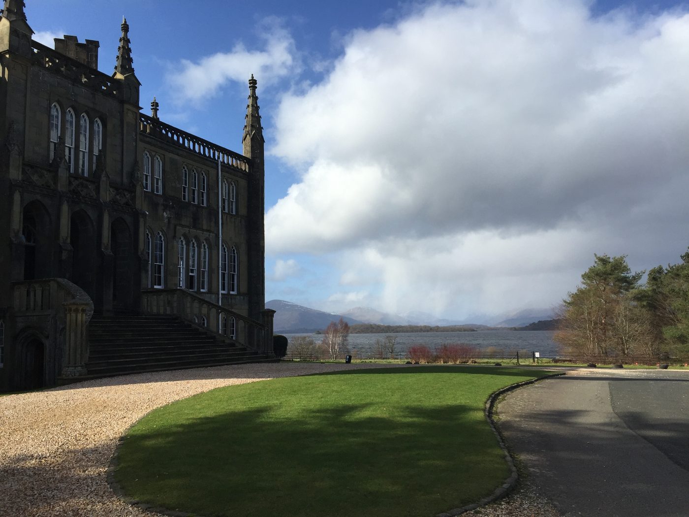 A Gothic country house above Loch Lomond