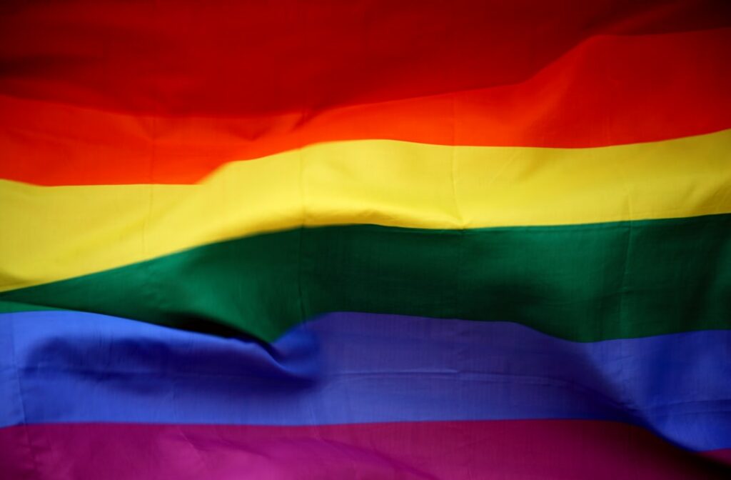 Photo Rainbow flag